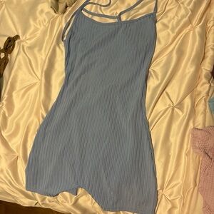 Blue Strappy Dress